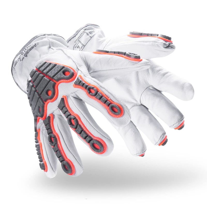 HEXARMOR Cut-Resistant Impact Protection Leather Work Gloves | Chrome SLT ® Series 4069 | 3X-Large - Image 1